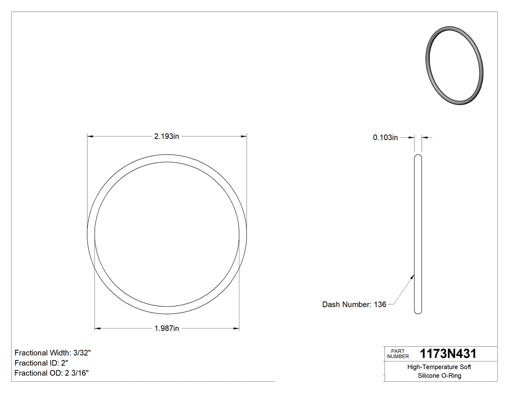 Technical drawing - 1173N431
